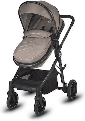 Smart Baby Verstellbar 3 in 1 Baby Kinderwagen Geeignet für Neugeborene Dessert Taupe