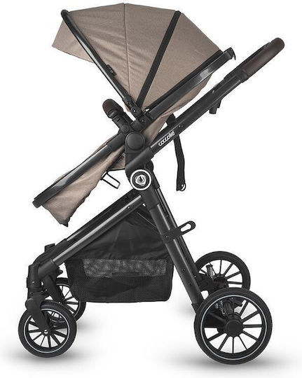 Smart Baby Ago Verstellbar 3 in 1 Baby Kinderwagen Geeignet für Neugeborene Dessert Taupe