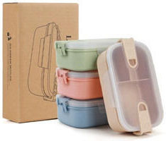 Food Container Cases Various Colors 20 X 12 Cm