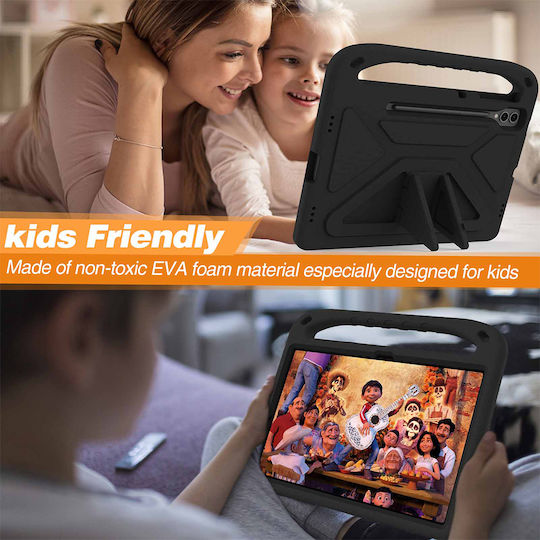 Sonique Jazzy Back Cover for Kids Black for Galaxy Tab S9+ / Galaxy Tab S10+