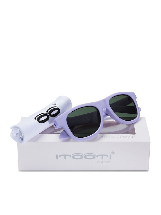 Kids Sunglasses 6-36 Months Classic Itooti Unbreakable Flexible Frame Purple Lilac Frame 100% UV Protection