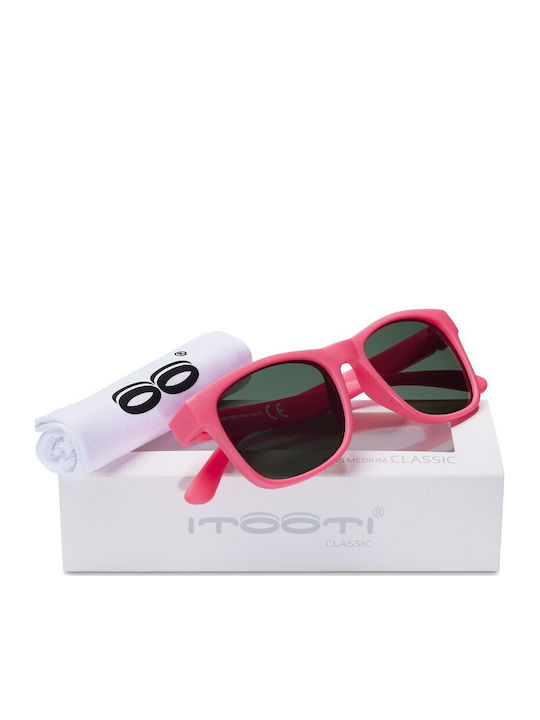 Itooti Classic Flexible Frame Sunglasses 6-10 Years Pink