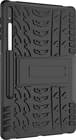 Калъф За Таблет Sonique Defender Samsung Galaxy Tab S9+ 12.4" Galaxy Tabs10+ 12.4" Galaxy S9 Fe+ 12.4" Черен