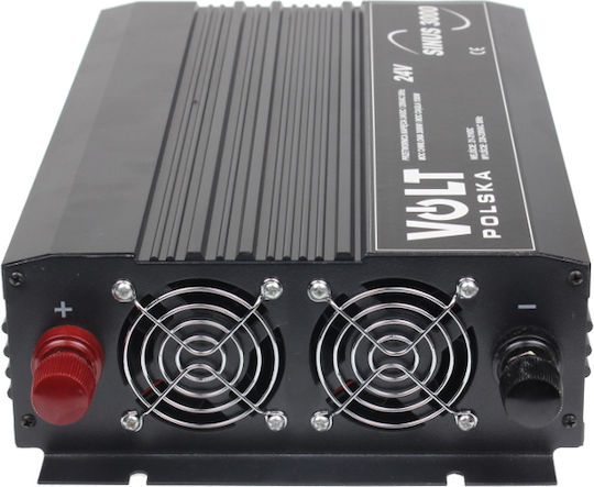Volt Polska Car Inverter 1500W to Converter 24V DC in 230V AC