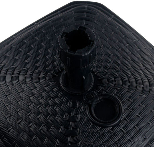 Prosperplast Стойка за чадър от Пластмаса Anthracite 39x39x13см