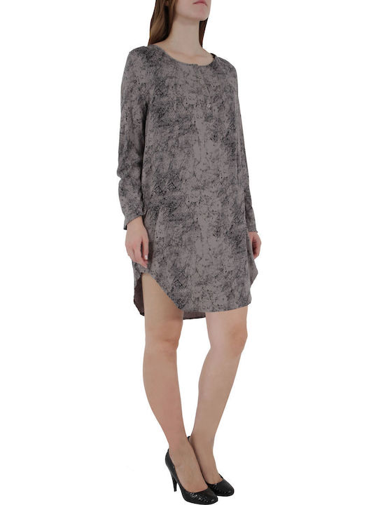 Shirt Dress Dress Brown