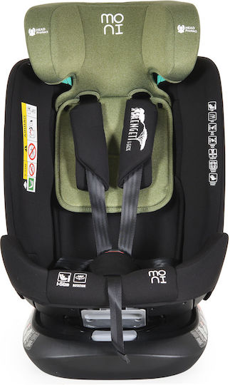 Moni Serengeti Baby Car Seat i-Size with Isofix Sky Green 0-36 kg