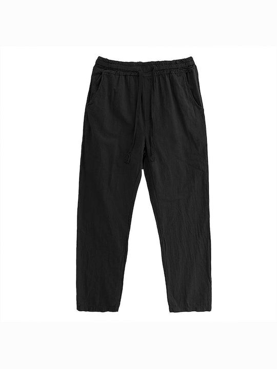 Ustyle Men's Trousers Black