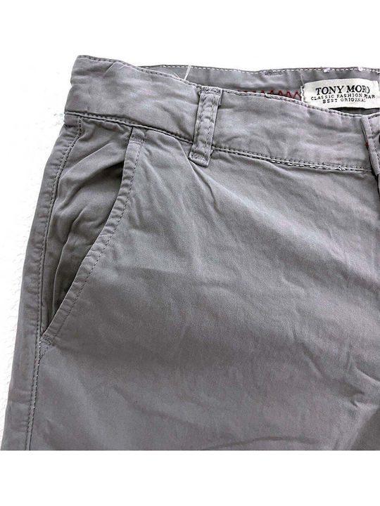 Trousers Chino Elastic Gray