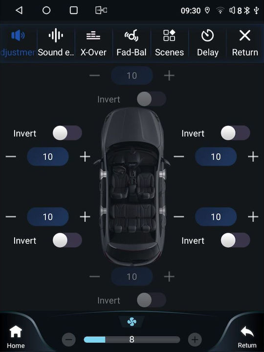 Lenovo Ηχοσύστημα Αυτοκινήτου για Ford Fiesta 2008-2017 (Bluetooth/USB/WiFi/GPS/Apple-Carplay/Android-Auto) με Οθόνη Αφής 9.7"