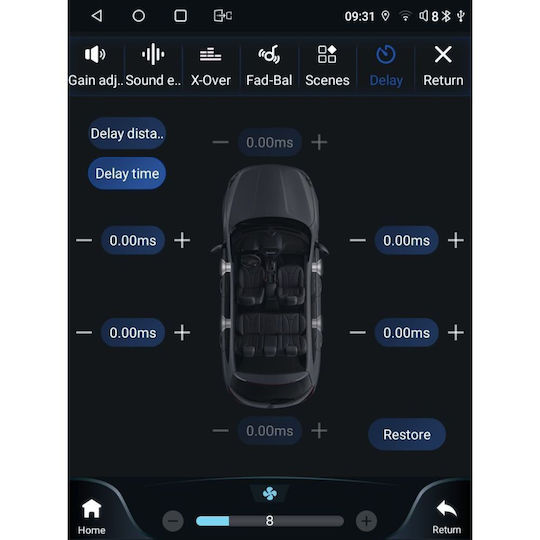 Lenovo Car Audio System for Ford Fiesta 2008-2017 (Bluetooth/USB/WiFi/GPS/Apple-Carplay/Android-Auto) with Touch Screen 9.7"
