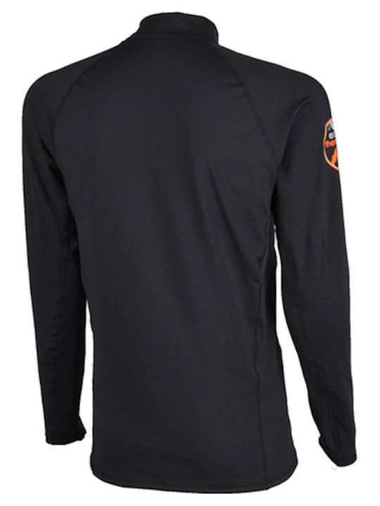 Aropec Men's Long Sleeve Sun Protection Shirt Black