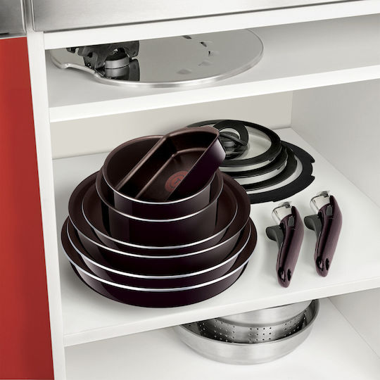 Tefal Ingenio Капак за Тиган и Пот Стъклен 22см L9846453