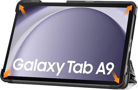 Sonique Flip Cover Durable Multicolouη (Samsung Galaxy Tab A9 8.7)
