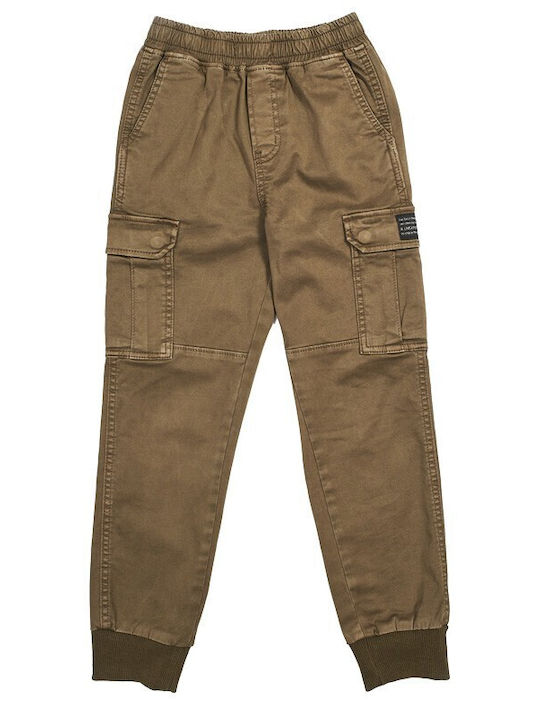 Hashtag Kids Cargo Trousers Oil