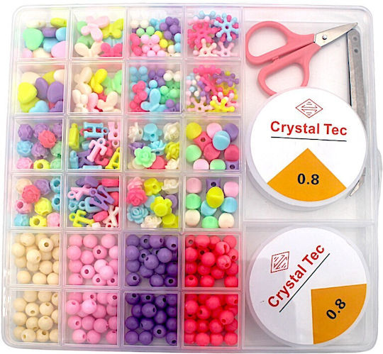 Set Cutie Mărgele Creații Unice DIY Bucată 1pxd79