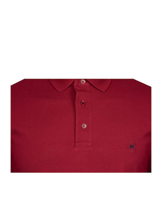 Guy Laroche Herren Kurzarmshirt Polo RED