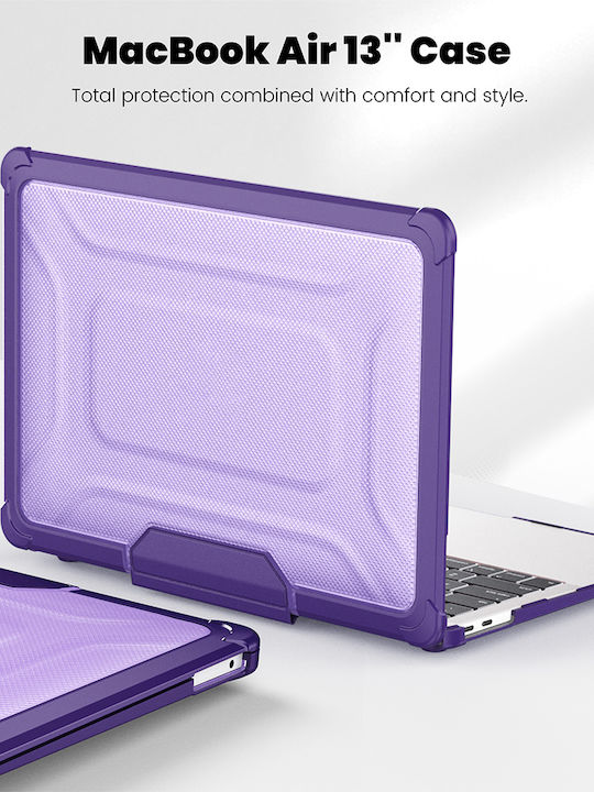 Sonique Icy Laptoptasche für Laptop 13" Apple MacBook Air 13'' 2018/2020 in Lila Farbe
