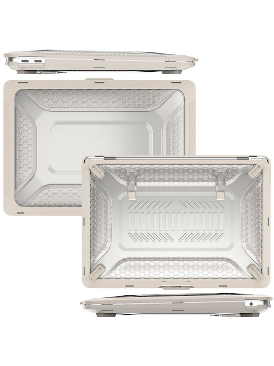 Sonique Icy Guardian Laptoptasche Für Laptop 13" Apple MacBook Air 13'' 2018/2020 In Beiger Farbe