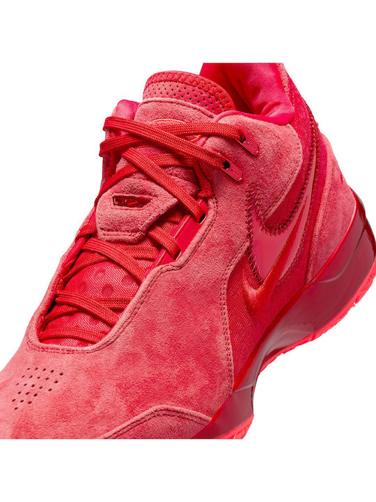 LeBron NXXT Gen AMPD Low Basketball Shoes University Red / Bright Crimson