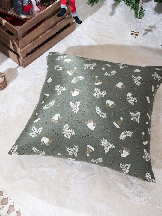 Teoran Christmas Decorative Square Pillowcase 45x45cm