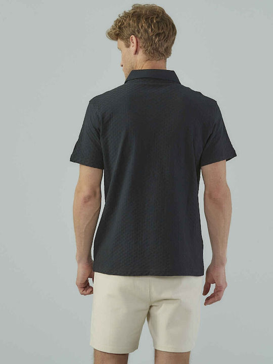 Polo Short Sleeve Blouse Black