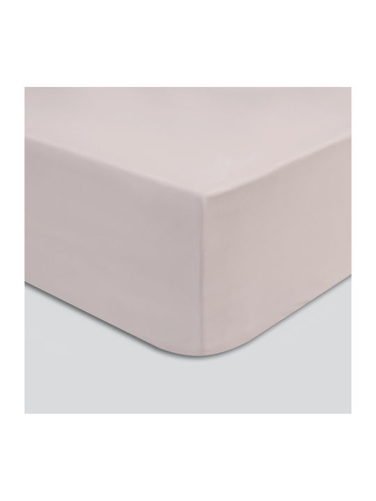 Cannon Sheet Super-Double with Elastic 160x200+30cm. Classic Powder