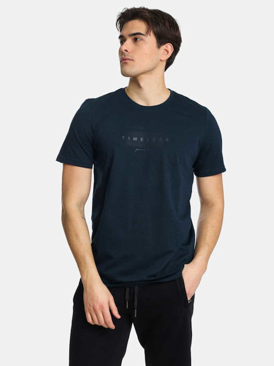 Paco & Co Men's Short Sleeve T-shirt Dark Blue