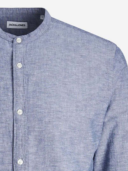Jjelinen Long Sleeve Slim Fit Denim Shirt Faded Denim