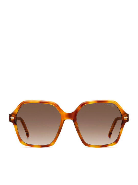 Carrera Women's Sunglasses with Brown Tartaruga Horn-Rimmed Frame and Grey Gradient Lenses 3026/S 086HA