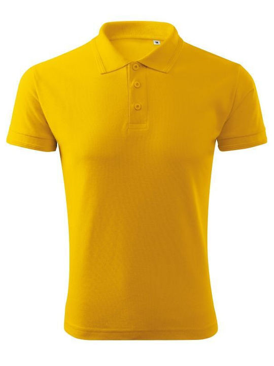 Malfini Ανδρικό Διαφημιστικό T-shirt Κοντομάνικο Yellow