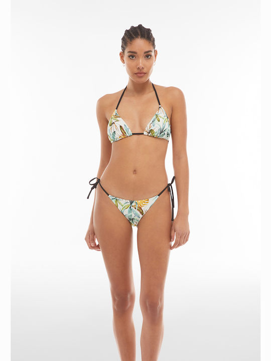 Freddy Bikini Triunghi Floral Black