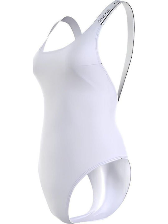 White One Piece Swimsuit