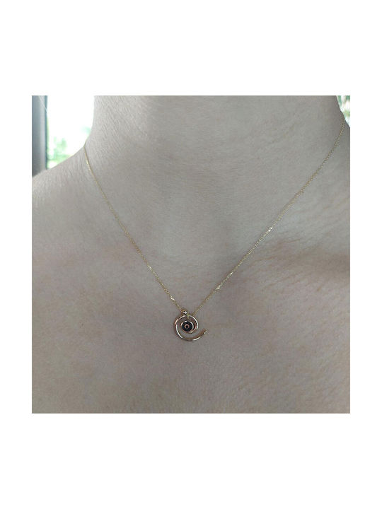 Dimitrios Exclusive Necklace Eye from Gold 14K