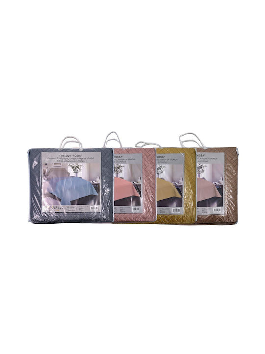 Sidirela Κουβερλί Μονό Microfiber Grey 150x220cm