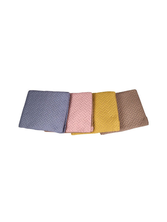 Sidirela Κουβερλί Μονό Microfiber Grey 150x220cm