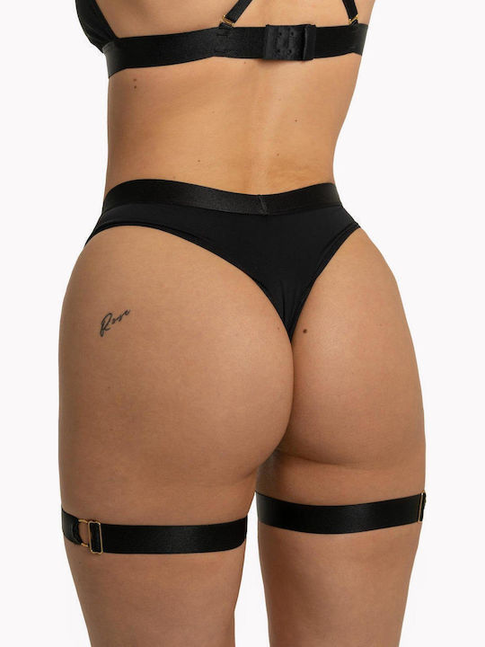 Boss Of Toys Σετ Εσωρούχων Σουτιέν με String Black