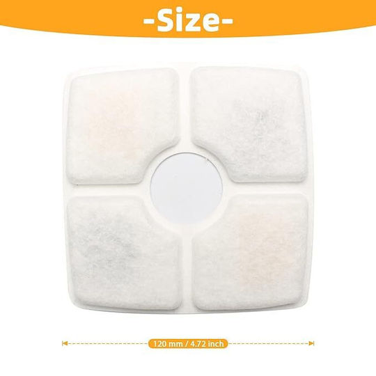 eBest Pet Water Fountain Ersatzfilter für Hund & Katze 4Stück