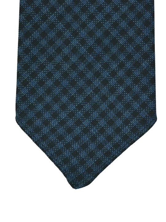 Hugo Boss Ανδρική Γραβάτα Μάλλινη Πλεκτή σε Μπλε Χρώμα