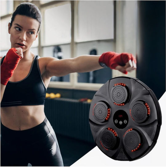 Music Boxing Machine Wall Mounted Target Pad Black