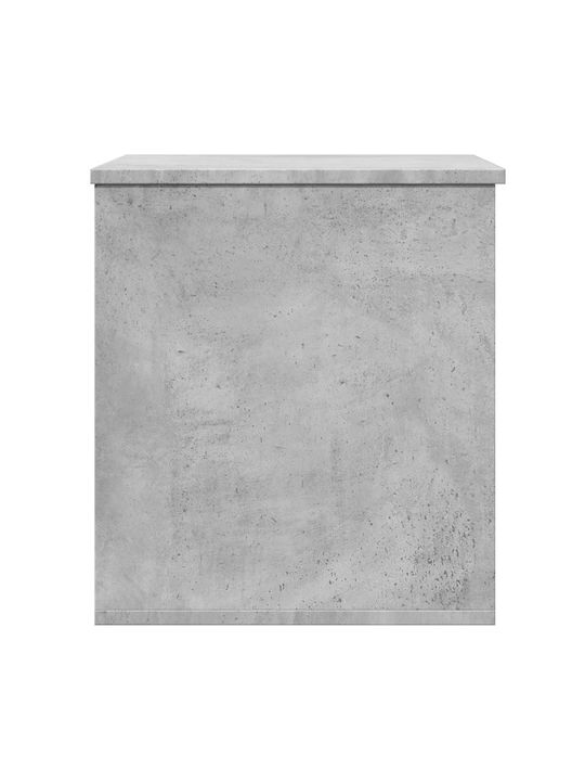 vidaXL Wooden Storage Box with Lid Gray 60x42x46cm 1pcs