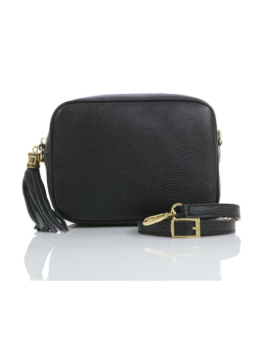 Passaggio Leather Leather Women's Bag Crossbody Black