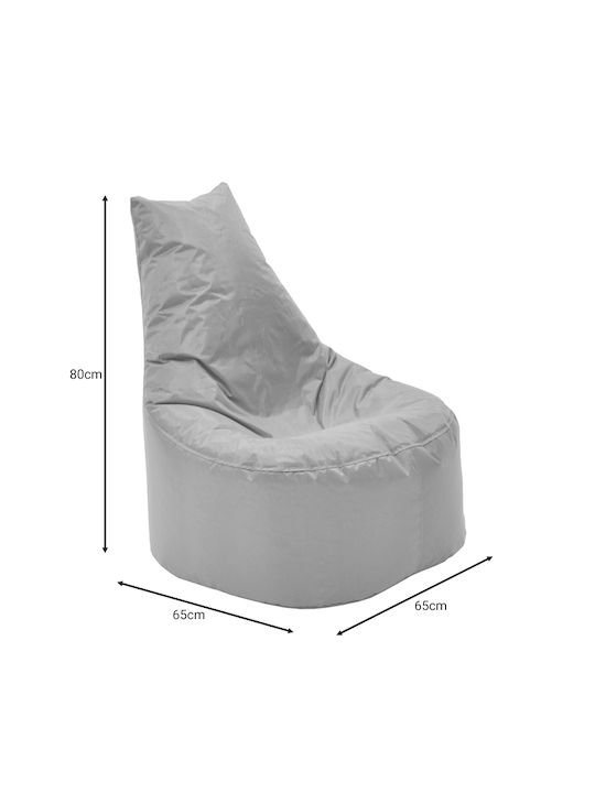 Waterproof Bean Bag Chair Poof Norm Mocha 65x65x80cm