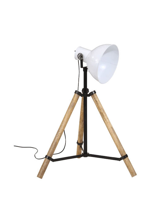 vidaXL Stehleuchte H90xB75cm. mit Fassung für Lampe E27 Weiß
