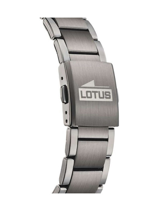 Lotus Watches Ρολόι Μπαταρίας με Μεταλλικό Μπρασελέ Lotus Watches Ρολόι Μπαταρίας με Μεταλλικό Μπρασελέ