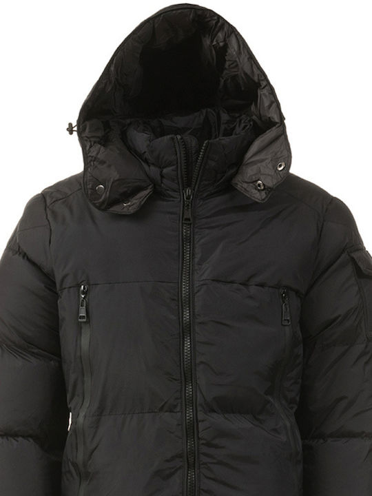 Tony Backer Men's Puffer Jacket Black