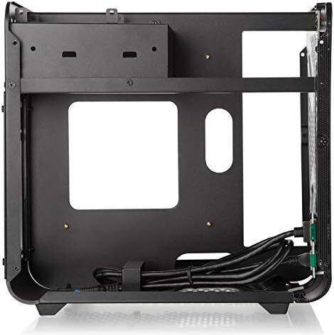 Raijintek Metis EVO TGS Gaming Mini-Turm Computergehäuse mit Seitenfenster Schwarz