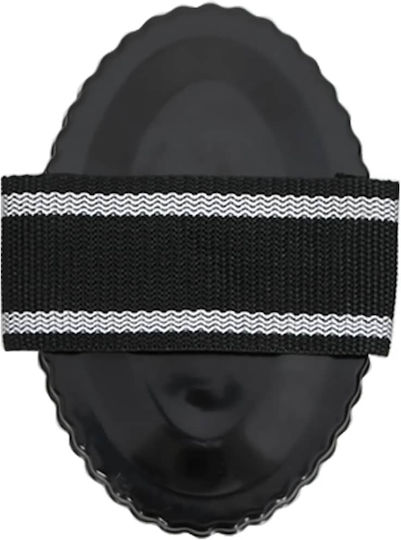 Perii pentru cai Vidaxl, 3 bucăți, oțel negru, negru