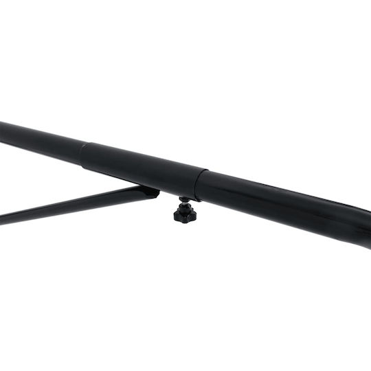 Vidaxl Rubber Wall-Mounted Boom Black Steel Black