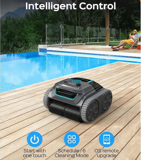 Wybot S1 Wireless Аσύρμαен Робот За Басейн 80W Дъно Стени Водолиния